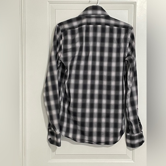 ZARA MAN Buttoned Down Plaid Shirt - Picture 2 of 4